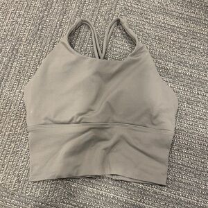 Gray Women's Sports Bra